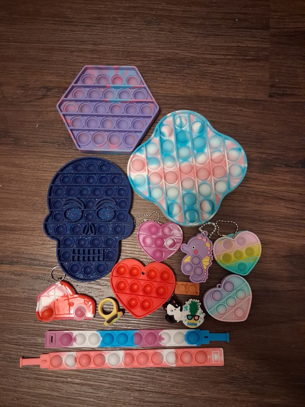 Assorted Kids Pop Fidget Toys - Multi Color Set